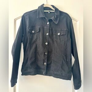 Classic Black Denim Jacket